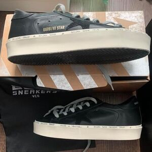 Golden Goose Black and White Sneakers - size 38